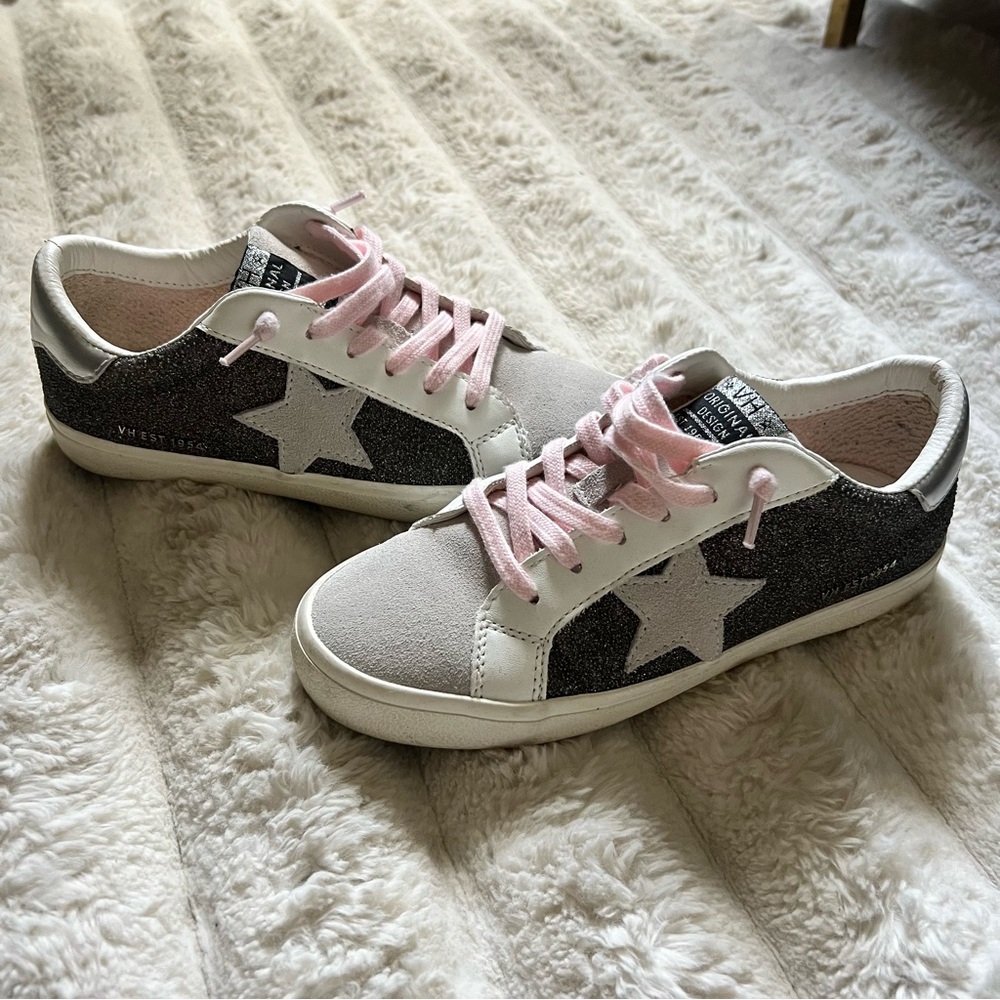 (Golden Goose style) Glitter Sneakers Vintage Havana